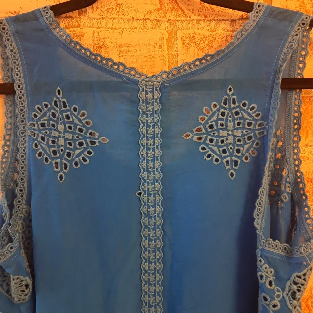 Johnny Was Embroidered Tank Top - Picture 7 of 13